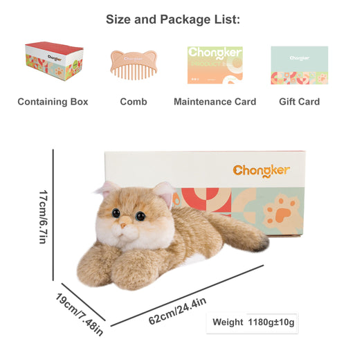 Golden British Shorthair Cat Plush