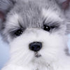 Schnauzer Backpack – Plush Dog Bag for Puppy Lovers & Kids