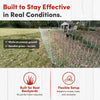 48 Electric Poultry Fencing - Suitable for Chickens, Ducks, Turkeys, and Other Poultry