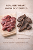 Beef Heart for Dogs & Cats | Protein-Rich Treat | Whisker & Tail Co.