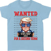 Wanted Trump For A Second Term Shirt | Trump 2024 Shirt | Trump Supporters Tee | Donald Trump Shirt Bright C1083 - GOP