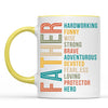 Best Dad Ever Mug | Father’s Day Coffee Cup for Men, Coffee Cup for Proud Dad, Funny Gift for Husband 682243