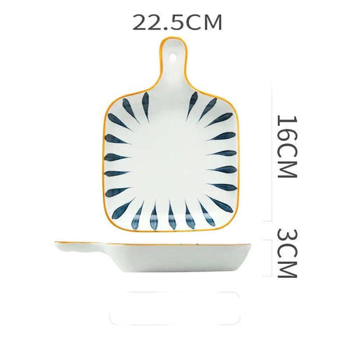 Ceramic Oven Baking Ideas With Handle Plate Net Red Baked Rice Plate Household