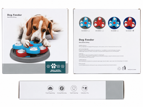 Double Layer Dog Puzzle Feeder Toy