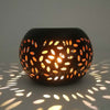 Outdoor Wrought Iron Solar Hollow Lawn Lamp Garden Ornament