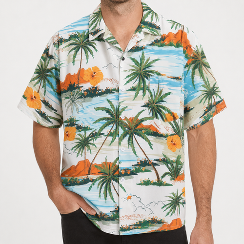 Matching Tropical Dog and Family Shirt For People