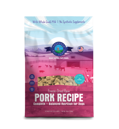 Freeze Dried Pork Recipe for Dogs