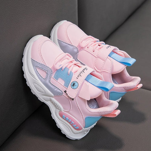 Children's Running Soft Bottom Girl Dad Shoes Soft Bottom Casual Shoes
