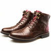 Zipper Plus Size Men's Leather Fashion Tooling Martin Boots