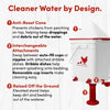 RentACoop 5 Gallon/ 6 Automatic-Fill Water Cup or Nipple Chicken Waterer with Adjustable Stand - Center Placement