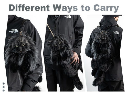 Maine Coon Cat Backpack – Realistic Cat Stylish Daypack