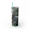 Skinny Tumbler with Straw – 20 oz Stainless Steel Cup