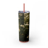 Skinny Tumbler with Straw – 20 oz Stainless Steel Cup