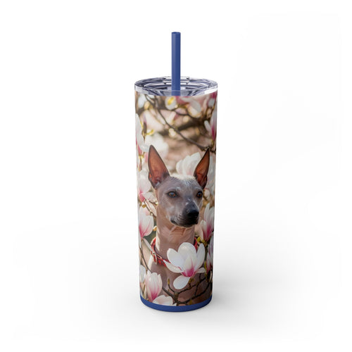 Skinny Tumbler with Straw – 20 oz Stainless Steel Cup