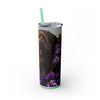 Skinny Tumbler with Straw – 20 oz Stainless Steel Cup