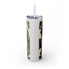 Skinny Tumbler with Straw – 20 oz Stainless Steel Cup