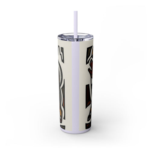 Skinny Tumbler with Straw – 20 oz Stainless Steel Cup