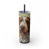 Skinny Tumbler with Straw – 20 oz Stainless Steel Cup