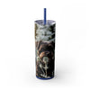 Skinny Tumbler with Straw – 20 oz Stainless Steel Cup