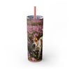 Skinny Tumbler with Straw – 20 oz Stainless Steel Cup