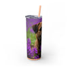 Skinny Tumbler with Straw – 20 oz Stainless Steel Cup