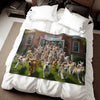 Puppies Start of Summer Vacation Blanket