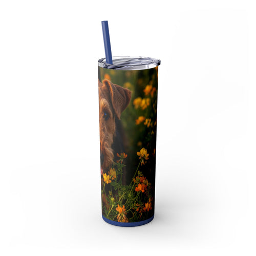 Skinny Tumbler with Straw – 20 oz Stainless Steel Cup
