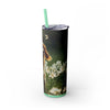 Skinny Tumbler with Straw – 20 oz Stainless Steel Cup
