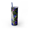 Skinny Tumbler with Straw – 20 oz Stainless Steel Cup