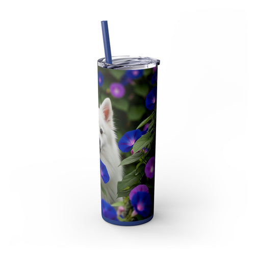 Skinny Tumbler with Straw – 20 oz Stainless Steel Cup