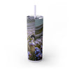 Skinny Tumbler with Straw – 20 oz Stainless Steel Cup