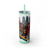 Skinny Tumbler with Straw – 20 oz Stainless Steel Cup