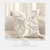 Sofa Throw Pillowcase Cream Color Three-dimensional Embroidery