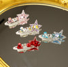 Pet Accessories Rhinestone Star & Heart Hair Clip headwear