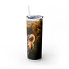 Skinny Tumbler with Straw – 20 oz Stainless Steel Cup