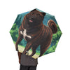 48 Semi-Automatic Umbrella – Windproof Large Travel Rain Umbrella