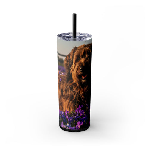 Skinny Tumbler with Straw – 20 oz Stainless Steel Cup