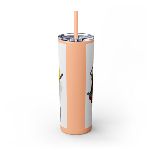 Skinny Tumbler with Straw – 20 oz Stainless Steel Cup