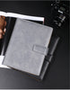A5 leather buckle 6-hole clip notebook