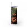 Skinny Tumbler with Straw – 20 oz Stainless Steel Cup