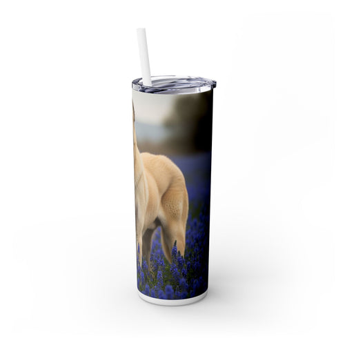 Skinny Tumbler with Straw – 20 oz Stainless Steel Cup
