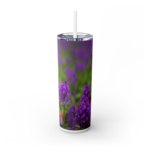 Skinny Tumbler with Straw – 20 oz Stainless Steel Cup