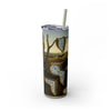 Skinny Tumbler with Straw – 20 oz Stainless Steel Cup