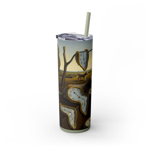 Skinny Tumbler with Straw – 20 oz Stainless Steel Cup