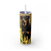 Skinny Tumbler with Straw – 20 oz Stainless Steel Cup