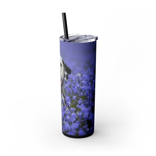 Skinny Tumbler with Straw – 20 oz Stainless Steel Cup