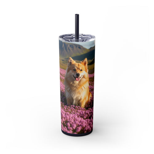 Skinny Tumbler with Straw – 20 oz Stainless Steel Cup