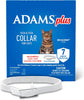 Adams Plus Flea & Tick Collar for Cats Water-Resistant Up to 7 Months Protection