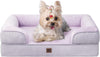EHEYCIGA Orthopedic Dog Beds for Extra Large Dogs 44x32Inch, Waterproof Memory Foam XL Pet Bed with Sides, Non-Slip and Egg-Crate Foam Big Dog Couch Bed with Washable Removable Cover, Grey