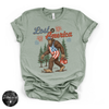 Bigfoot Lost in America Tee | Funny Sasquatch Road Trip Graphic T-Shirt